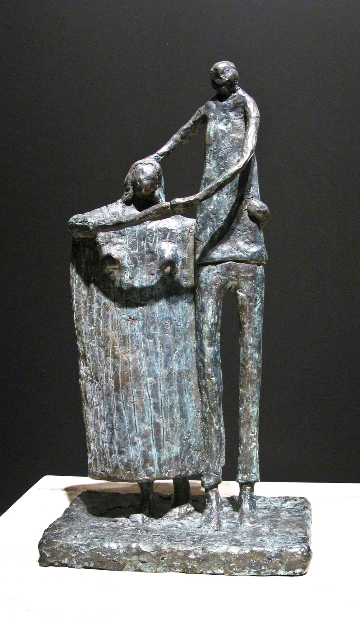 Lovers of Chimayo von Eduardo Oropeza, Bronzeskulptur, Paar, Auflage im Angebot 3