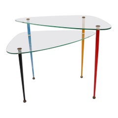 Eduardo Paoli Mid Century Italian Sidetable model: Arlecchino for Vitrex, 1950s
