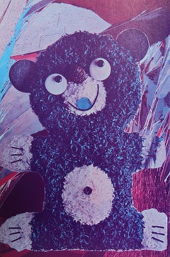 Animali contro animali. Alieni, litografia Pop Art di Eduardo Paolozzi