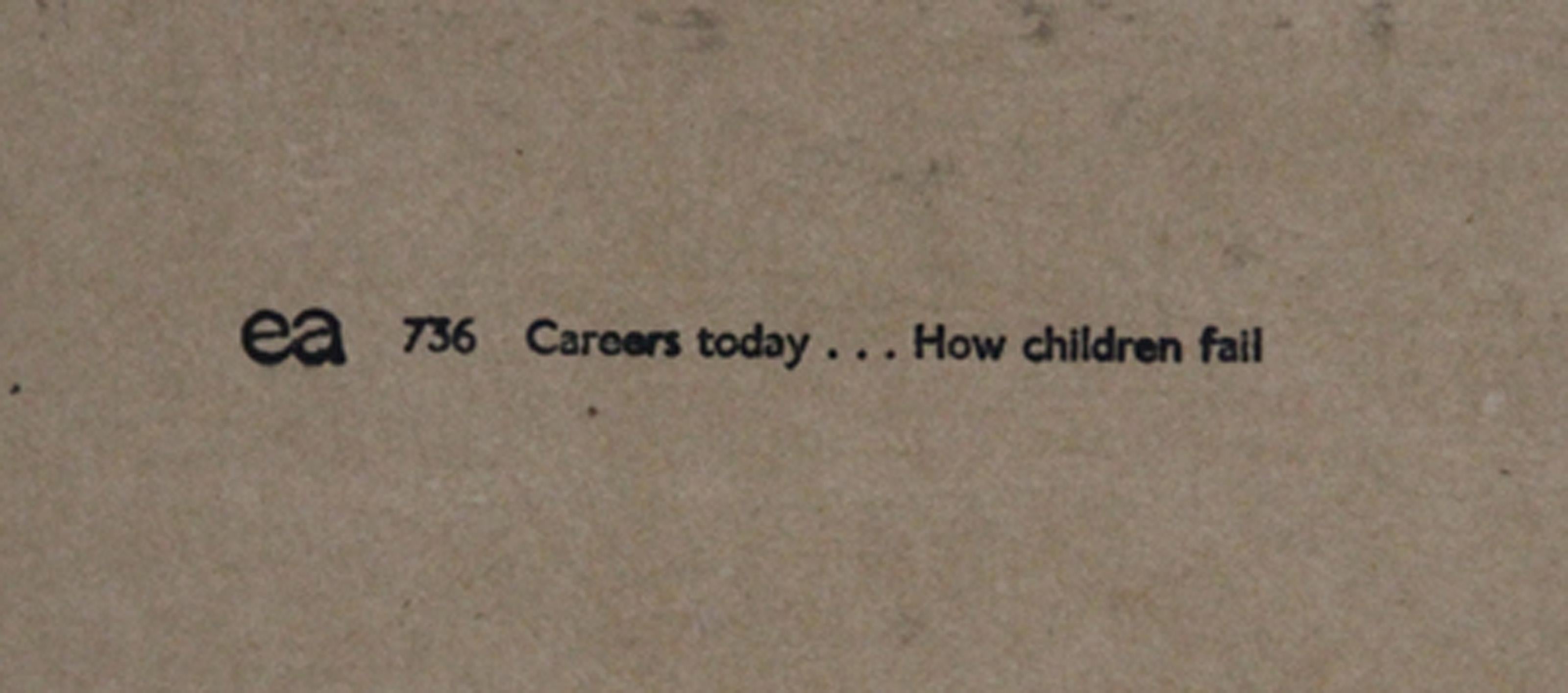 Careers Today... How Children Fail, Pop Art Lithograph by Eduardo Paolozzi For Sale 3