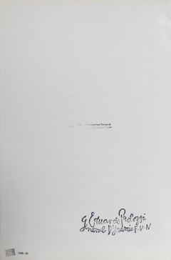 Comparative Research in Inexperienced Types, lithographie Pop Art de Paolozzi