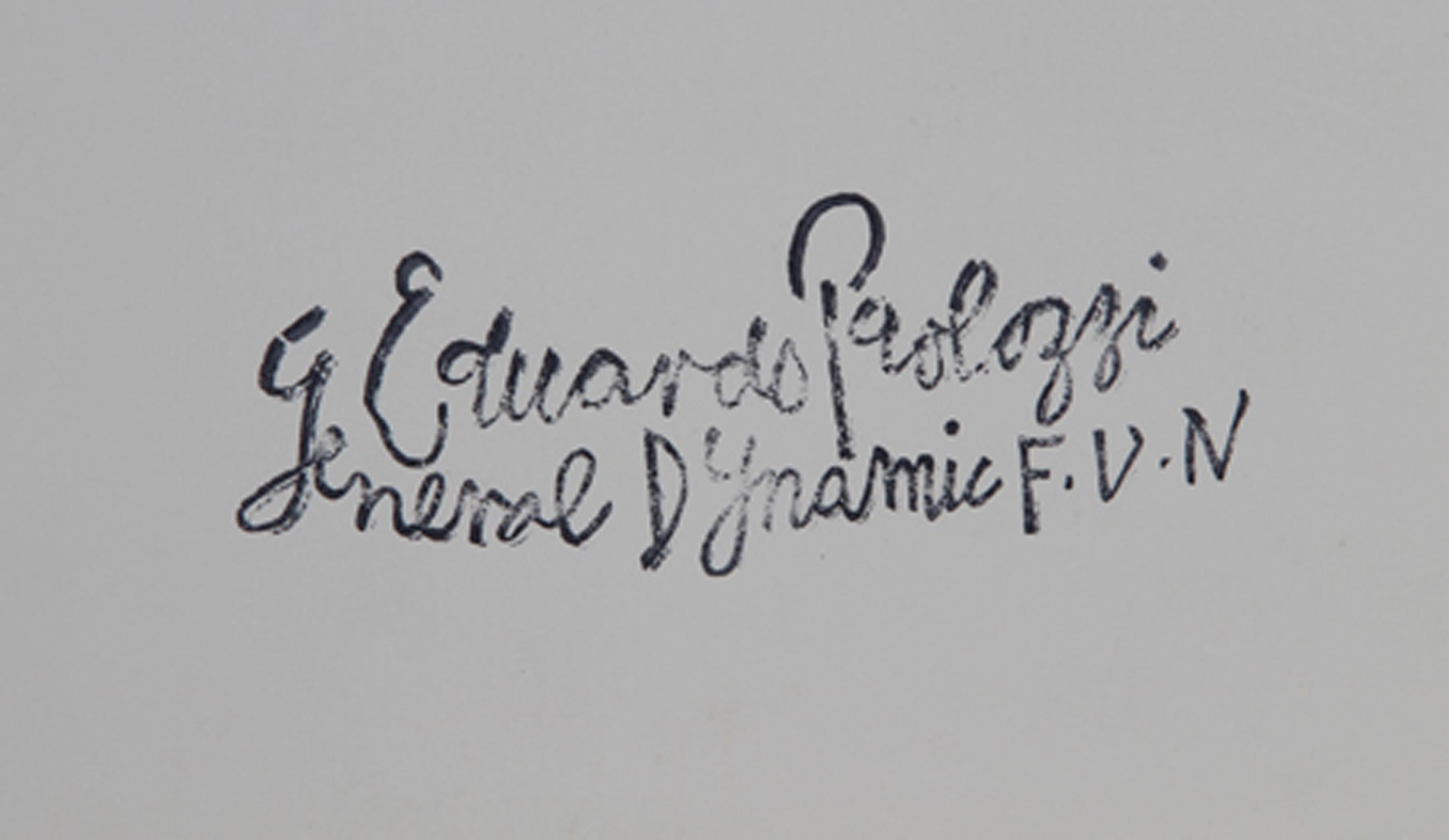 Eduardo Paolozzi, Britannique (1924 - 2005) - Recherche comparative de types inexpérimentés, Portfolio : General Dynamic F.U.N. Portfolio, Année : 1970, Médium : Photolithographie, cachet signé au verso, Edition : 350, Format : 15 x 10 in. (38.1 x