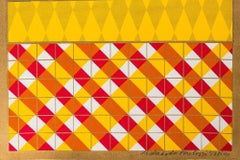 Couverture pour un journal - Impression, motif, rayures, Pop Art d'Eduardo Paolozzi