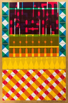 Cover for a Journal -- Print, Pattern, Stripes, Pop Art by Eduardo Paolozzi