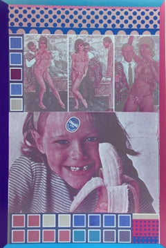 Il primo mentale di 300 geni, litografia Pop Art di Eduardo Paolozzi