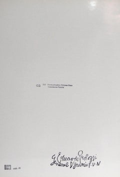 Hermaphrodite Children from Transvestite Parents, Pop Art Lithograph by Paolozzi