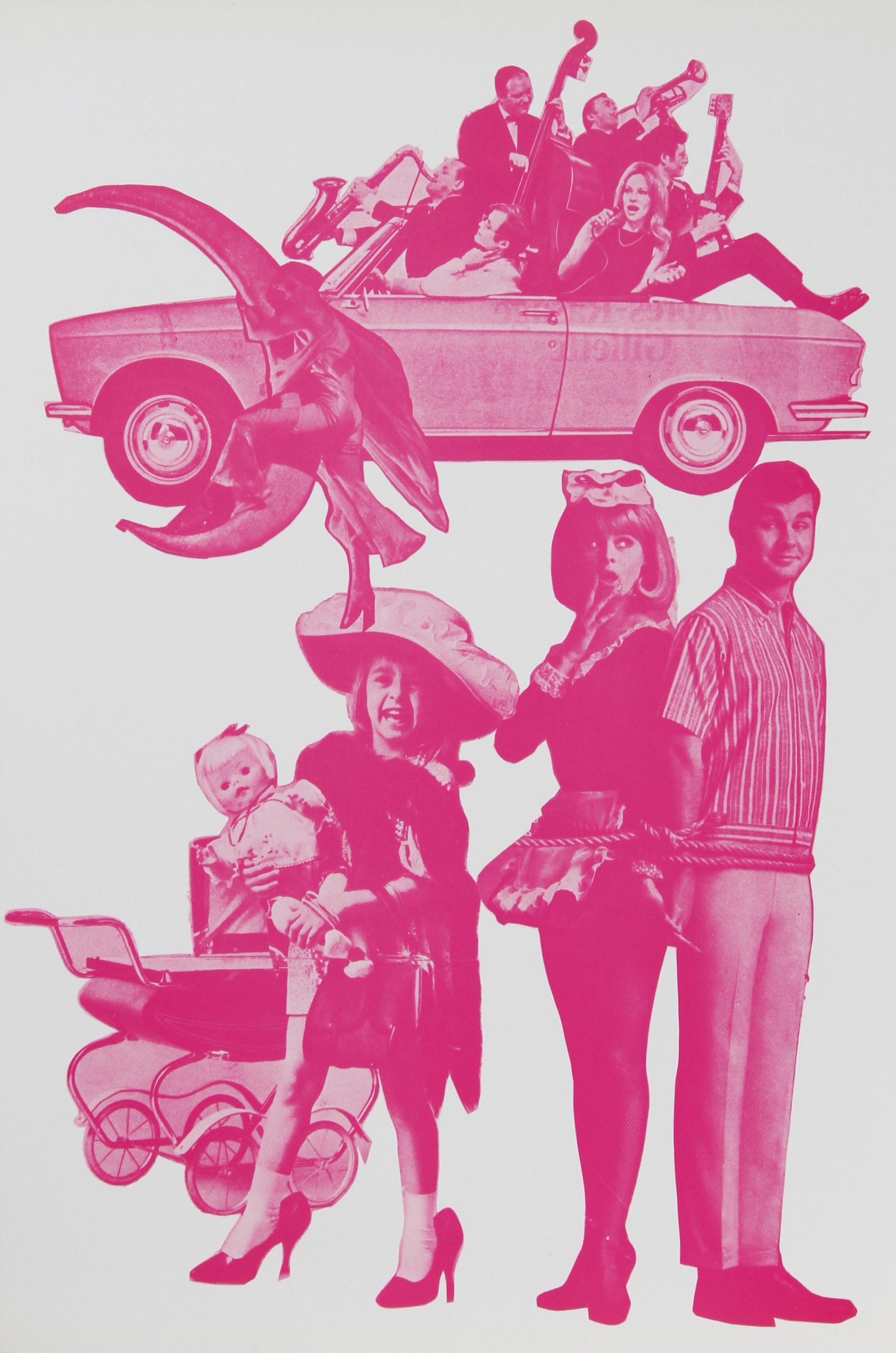 Eduardo Paolozzi Abstract Print - Hermaphrodite Children from Transvestite Parents, Pop Art Lithograph by Paolozzi