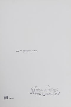 Plate Interpreted as a Whole (Whole Answer), Pop Art Lithograph by Paolozzi