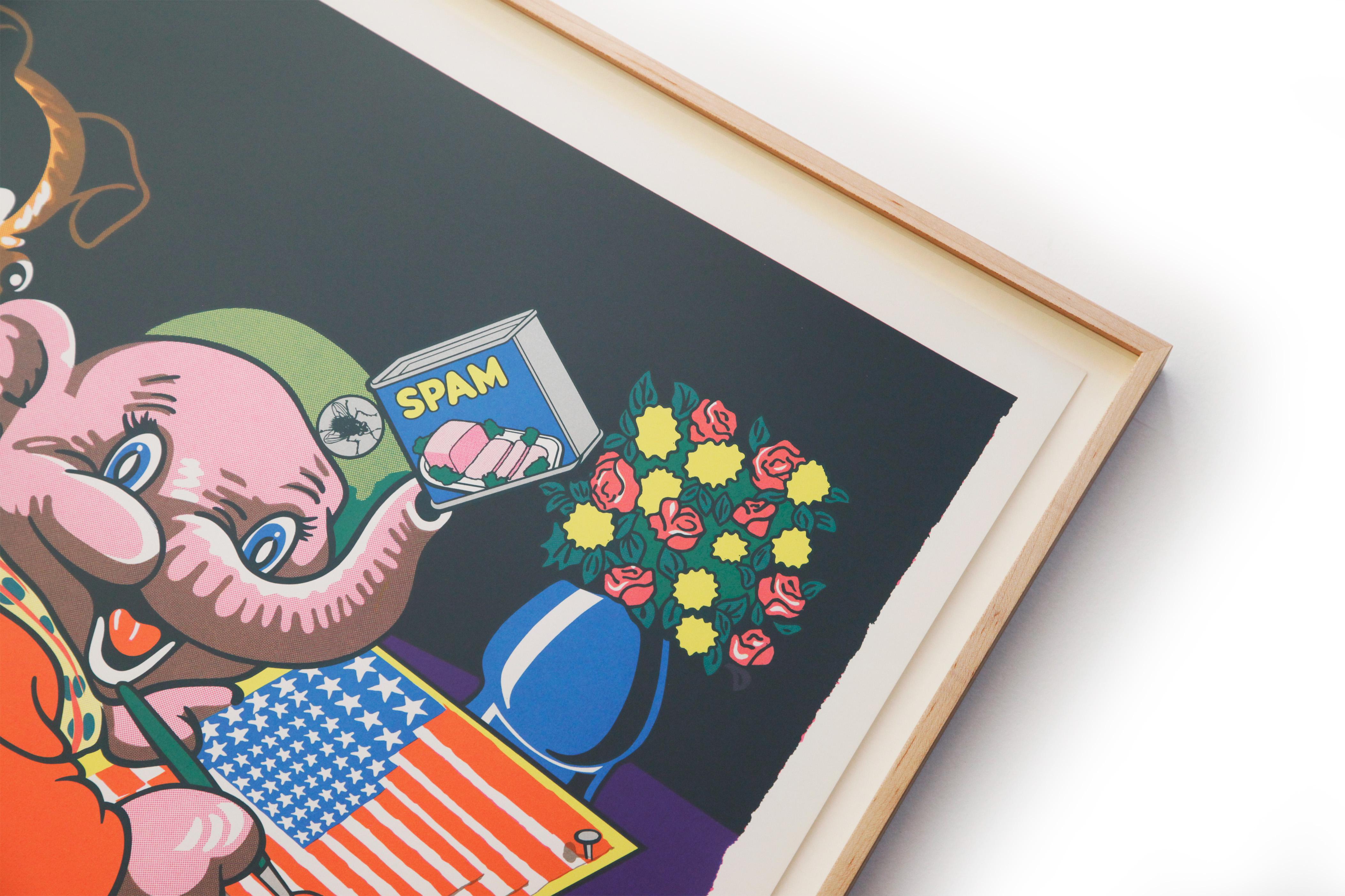 Tante foto, tanto divertimento - Serigrafia incorniciata di Eduardo Paolozzi 3