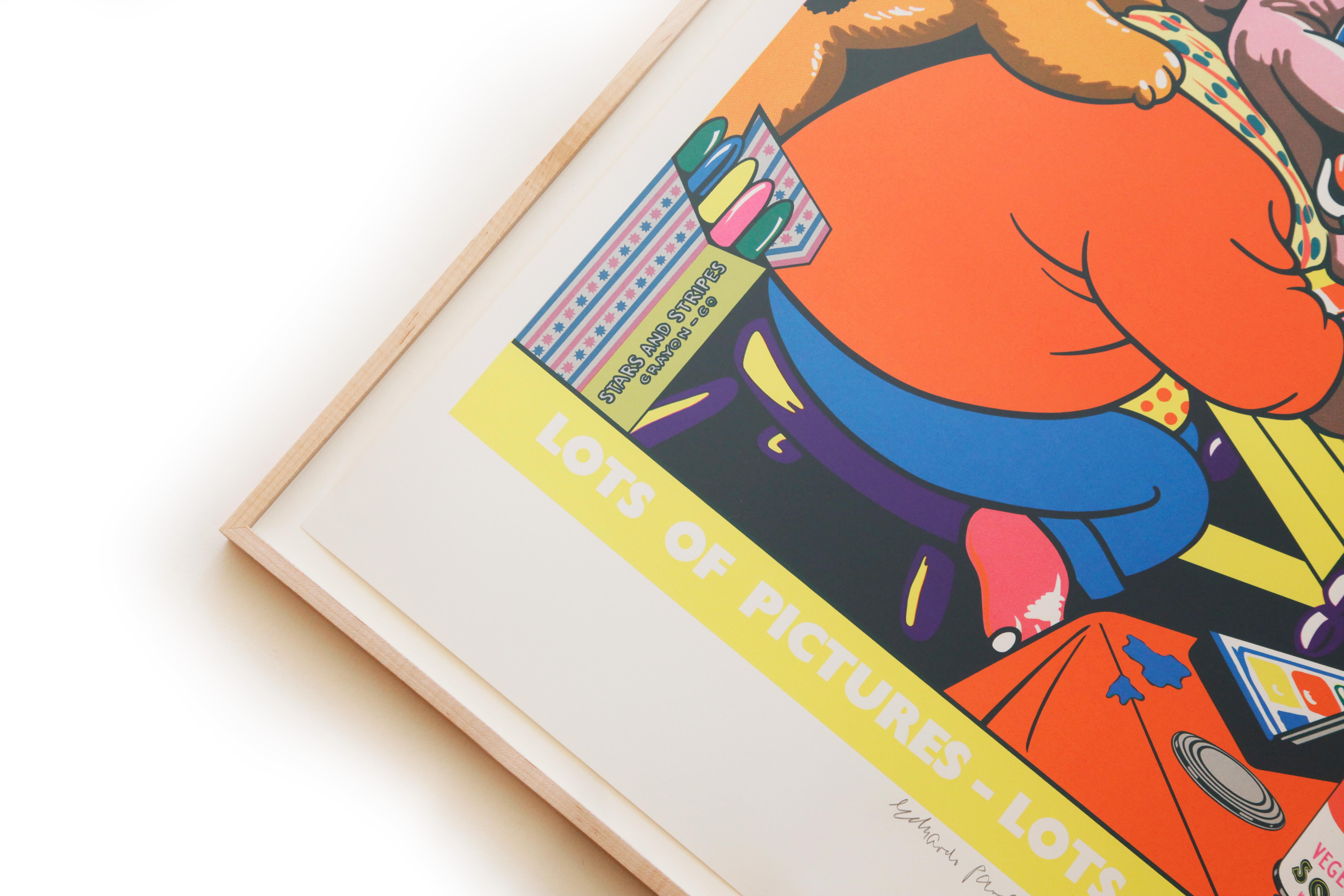 Tante foto, tanto divertimento - Serigrafia incorniciata di Eduardo Paolozzi 4