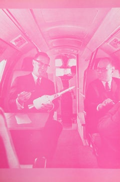 Sei miglia sopra la terra delle vacanze II (rosa), litografia Pop Art di Eduardo Paolozzi
