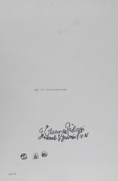 Studies in Human Salvage, lithographie Pop Art d'Eduardo Paolozzi