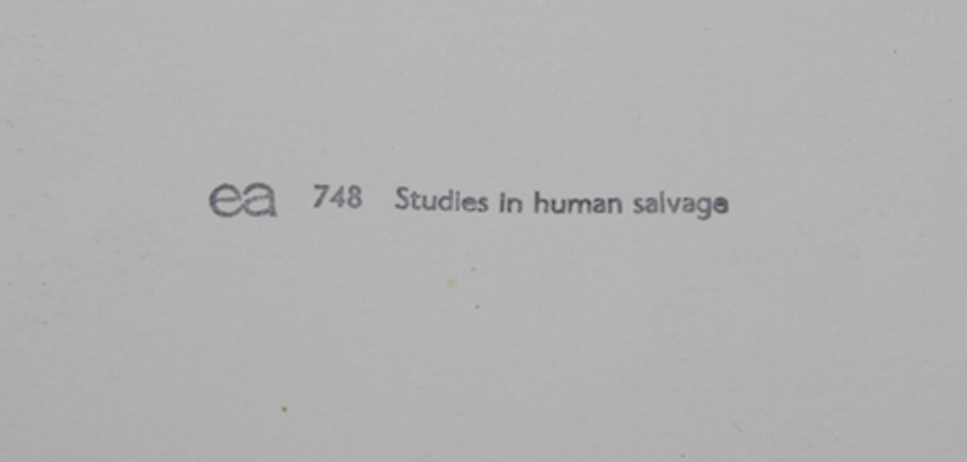 Studies in Human Salvage, Pop Art Lithograph by Eduardo Paolozzi For Sale 4