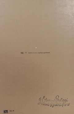 Synthetic Sirens in Pink Light District (Orange), Pop Art Lithograph by Paolozzi