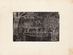 El Jardín - Aguafuerte de Eduardo Paolozzi - Siglo XX