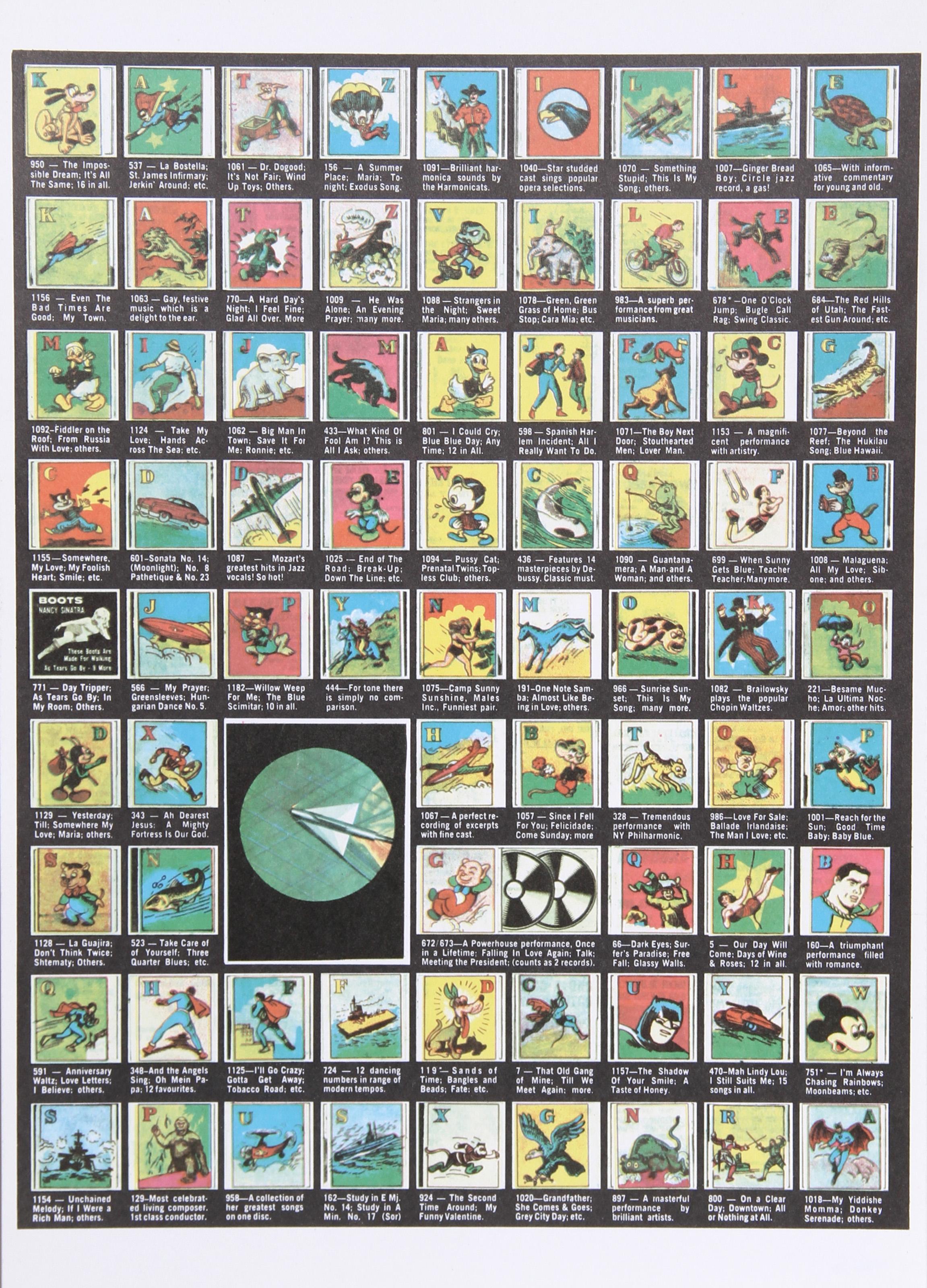 Eduardo Paolozzi, Brite (1924 - 2005) - Der unmögliche Traum - es ist alles das Gleiche, Portfolio: General Dynamic F.U.N. Portfolio, Jahr: 1970, Medium: Fotolithografie, Stempel verso signiert, Auflage: 350, Größe: 15 in. x 10 in. (38,1 cm x 25,4