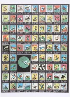 Il sogno impossibile è sempre lo stesso, litografia Pop Art di Eduardo Paolozzi