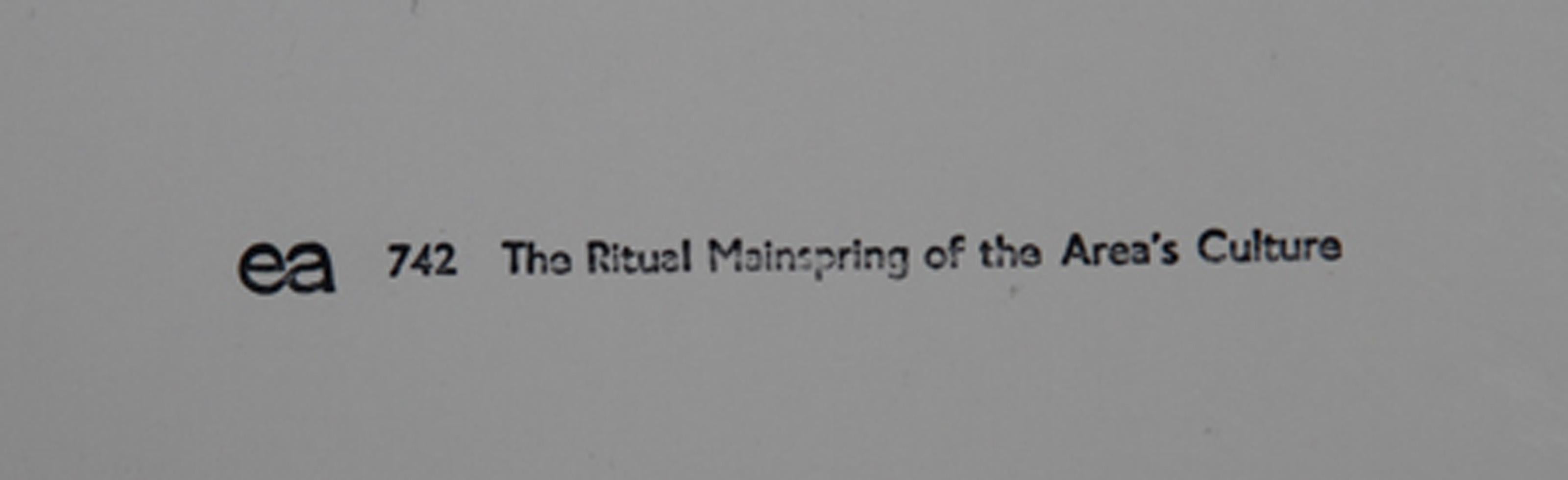 The Ritual Main Spring of the Area's Culture, Pop Art Lithograph by Paolozzi For Sale 1