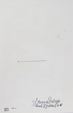 Transparant Creatures Hunting New Victims, Pop Art Lithograph by Paolozzi