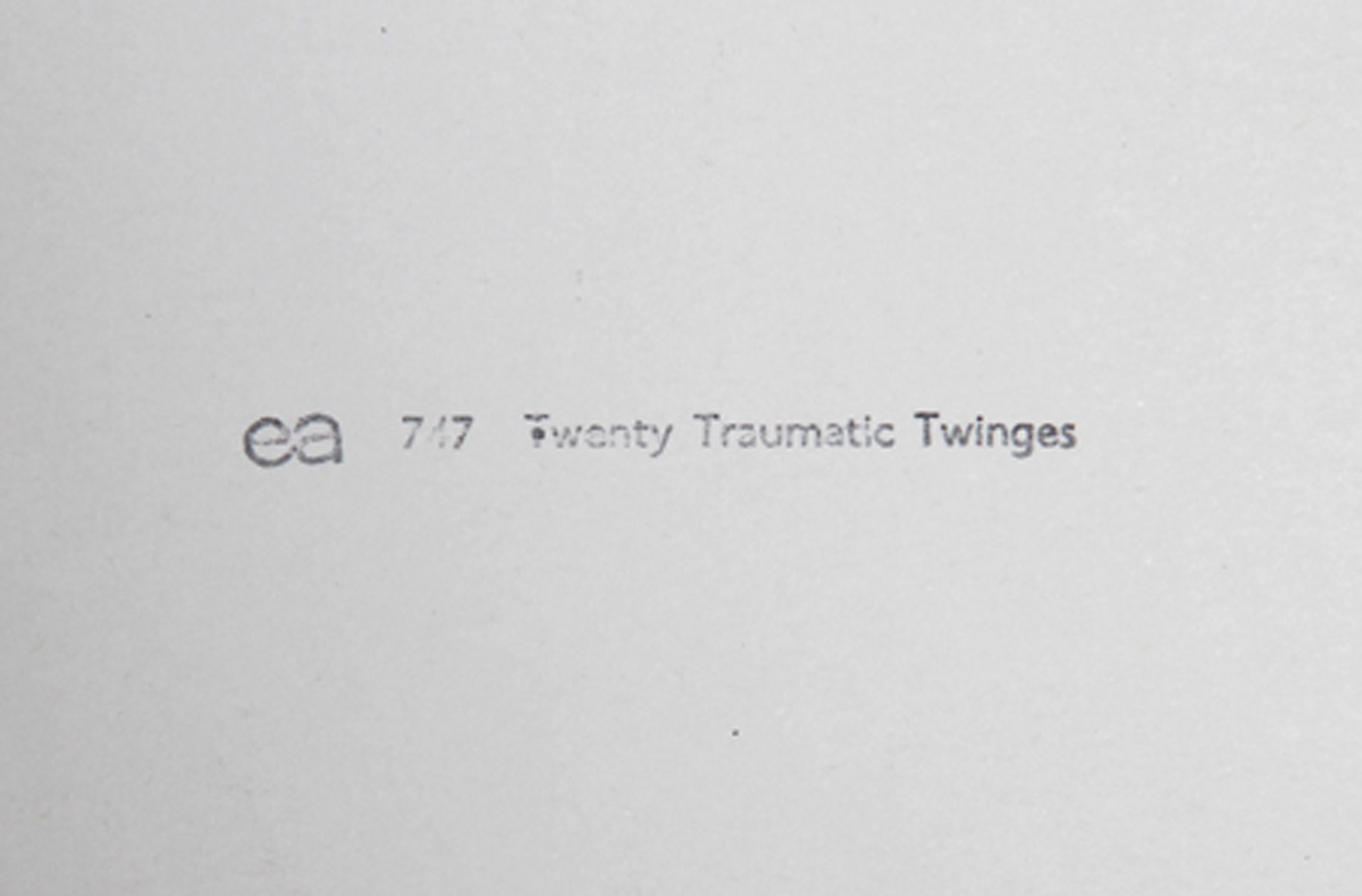 Twenty Traumatic Twinges, Pop Art Lithograph by Eduardo Paolozzi For Sale 4