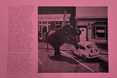 Vintage Untitled (Elephant And Real Estate) By Eduardo Paolozzi
