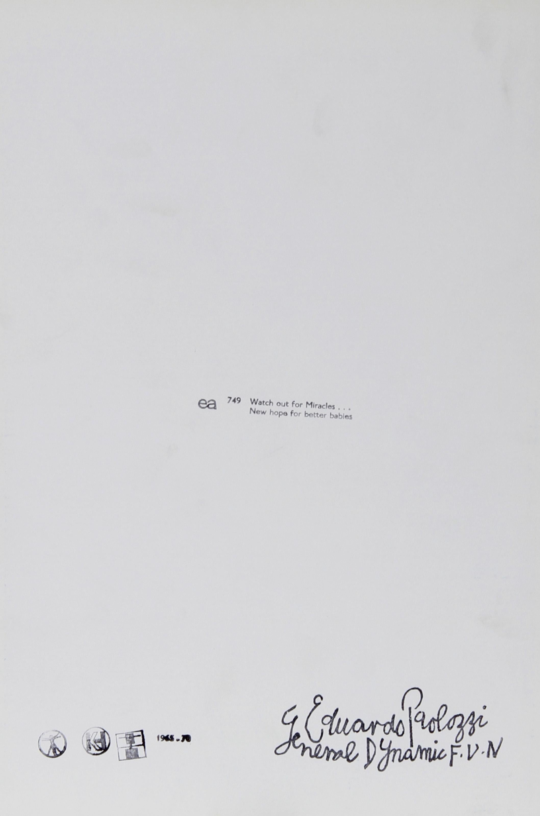 Watch Out for Miracles..., Pop Art Lithographie von Eduardo Paolozzi im Angebot 1