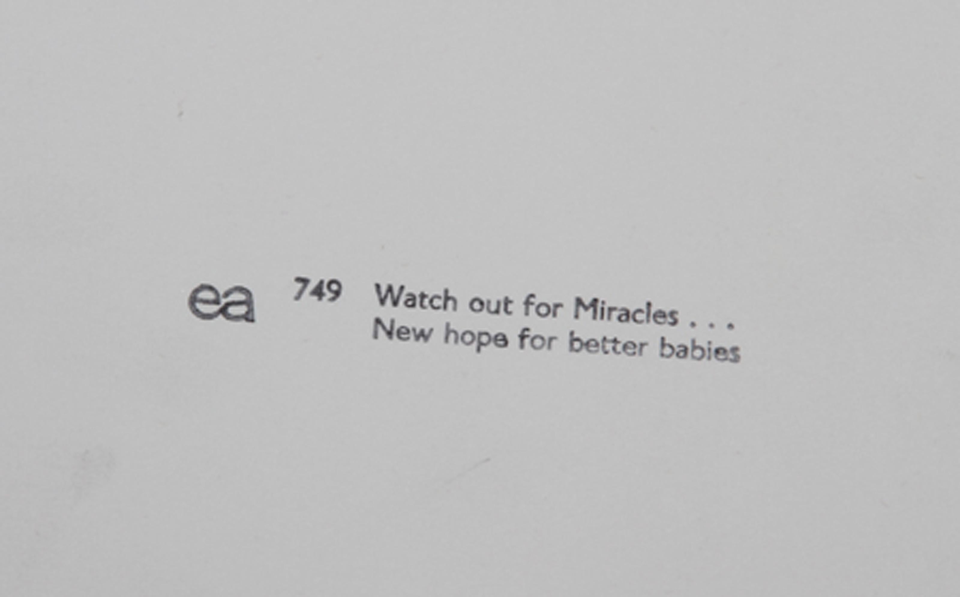 Watch Out for Miracles..., Pop Art Lithographie von Eduardo Paolozzi im Angebot 4