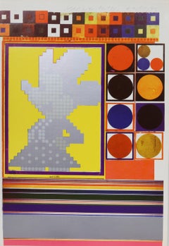 Quali sono gli elementi costitutivi dello strutturalismo? I, litografia Pop Art di Eduardo