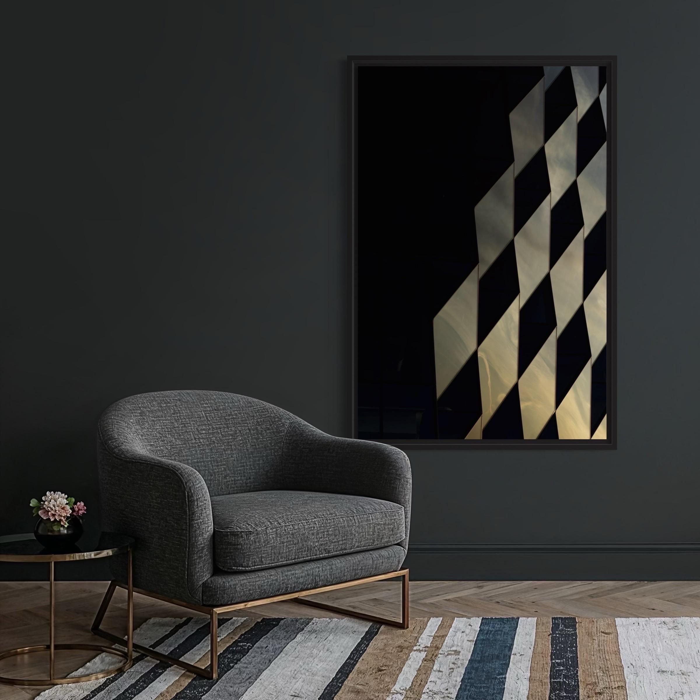 Checkers, Limited Edition of 30 - Black Color Photograph by Eduardo Rezende