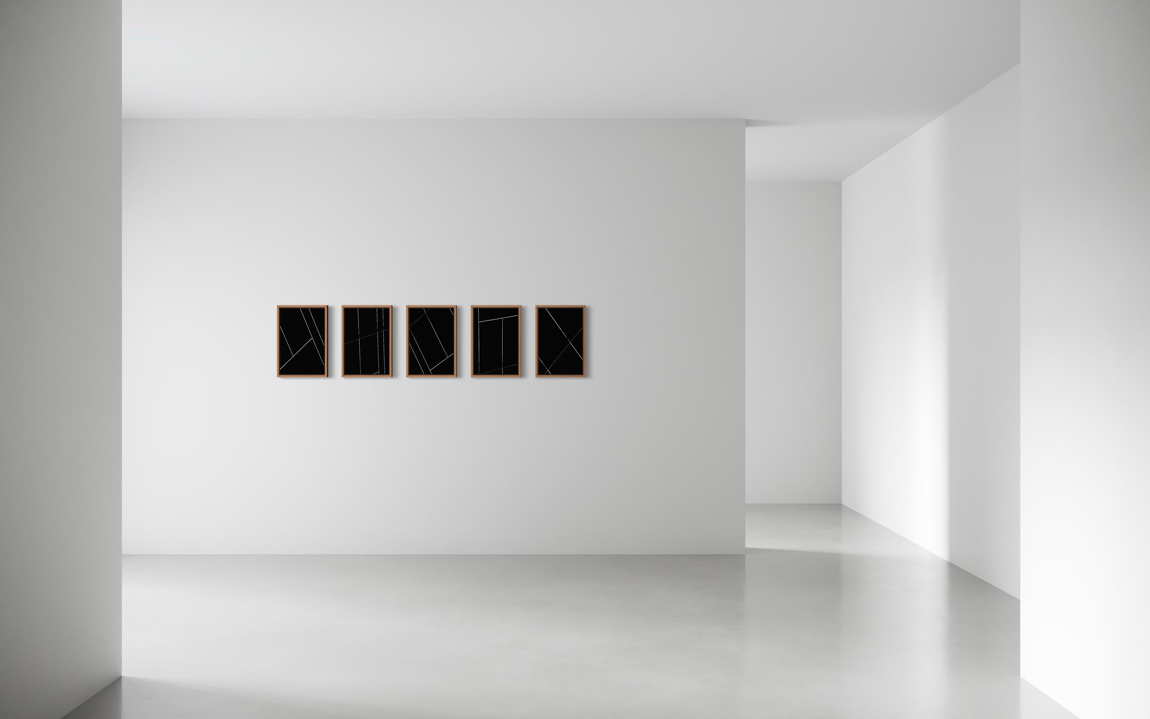 Lines of Silence, Limitierte Auflage von 15 Stück. Größe: jeweils 18 × 12 cm (Polyptychon) – Photograph von Eduardo Rezende