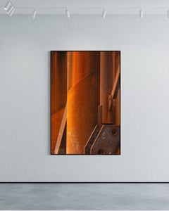 Abstract Geometric Photography: Piston, Trama Series, 180 x 120 cm