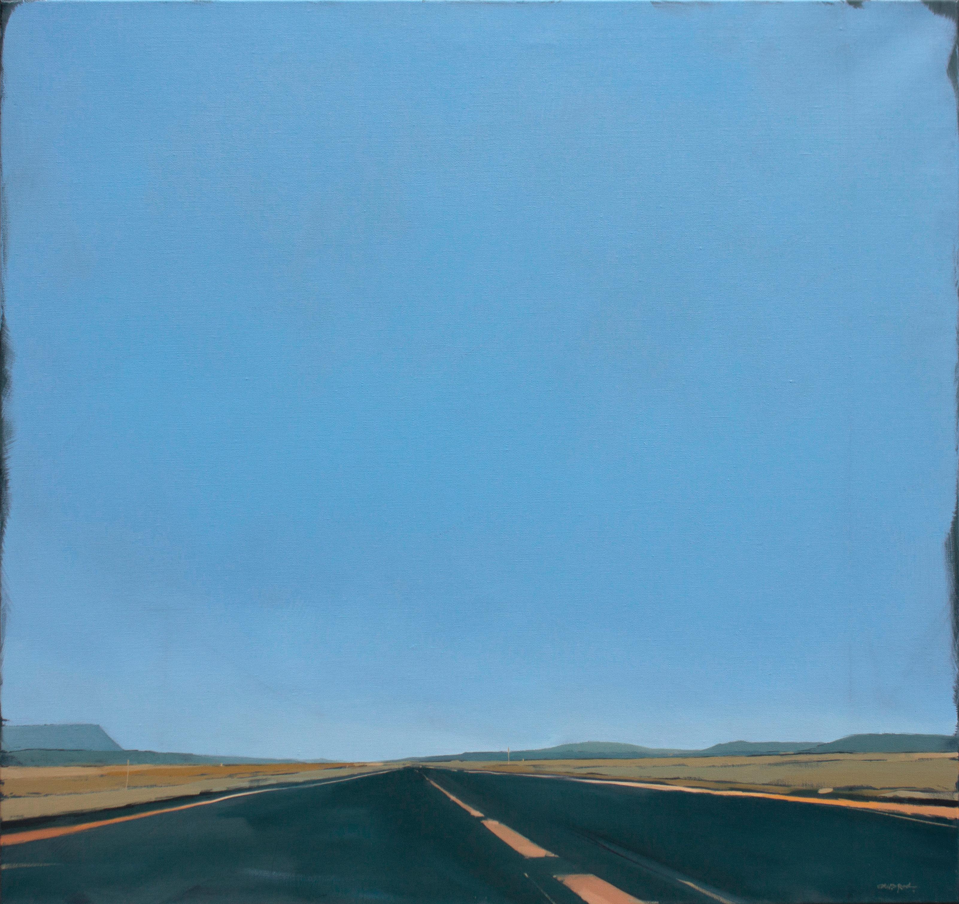 Landscape Painting Eduardo Roca - S'installer dans le désert