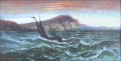 Late 19th Century Sailing on San Francisco Bay Seascape