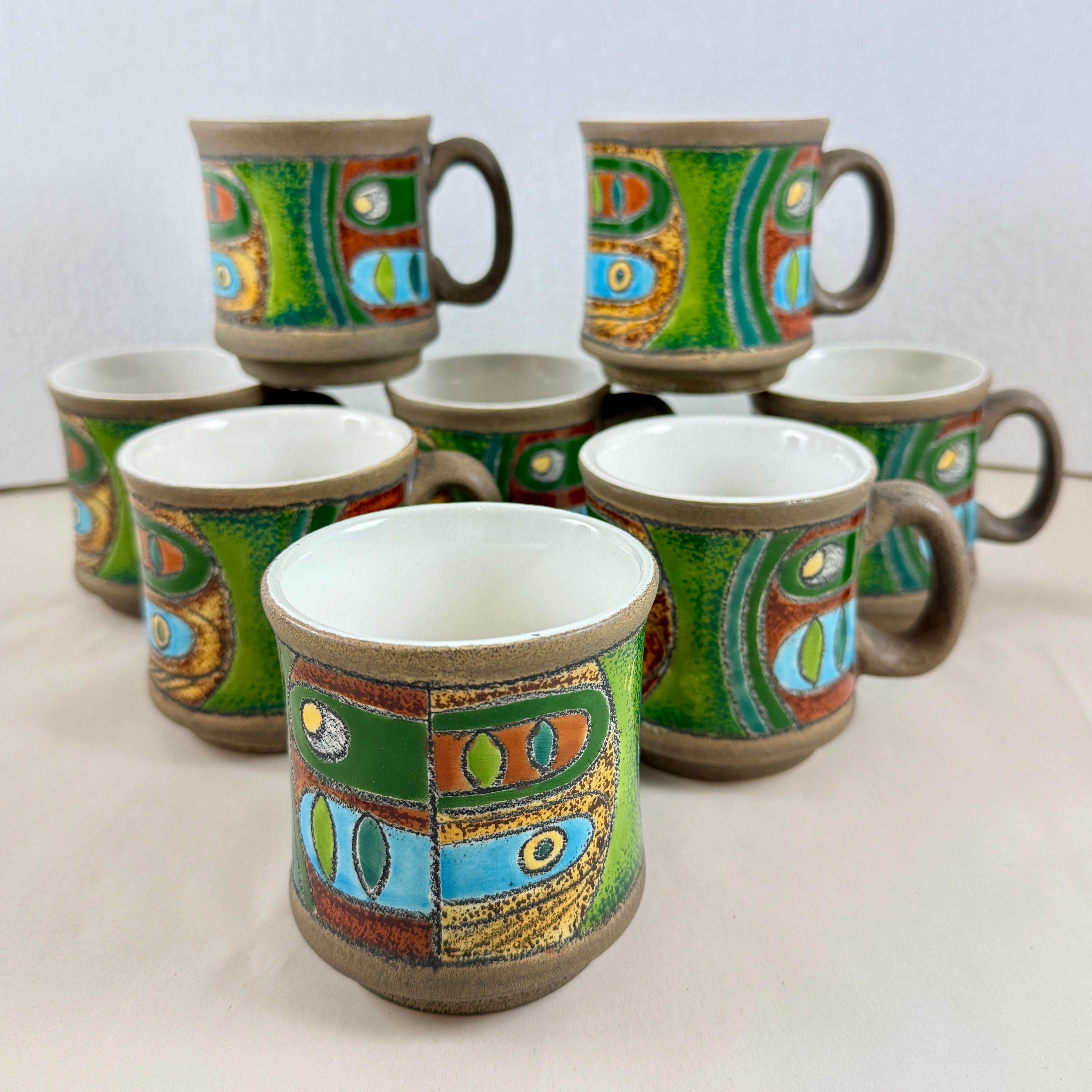 Eduardo Vega Kaffeeservice aus Keramik, Ecuador 1970er Jahre (Ecuadorianisch) im Angebot