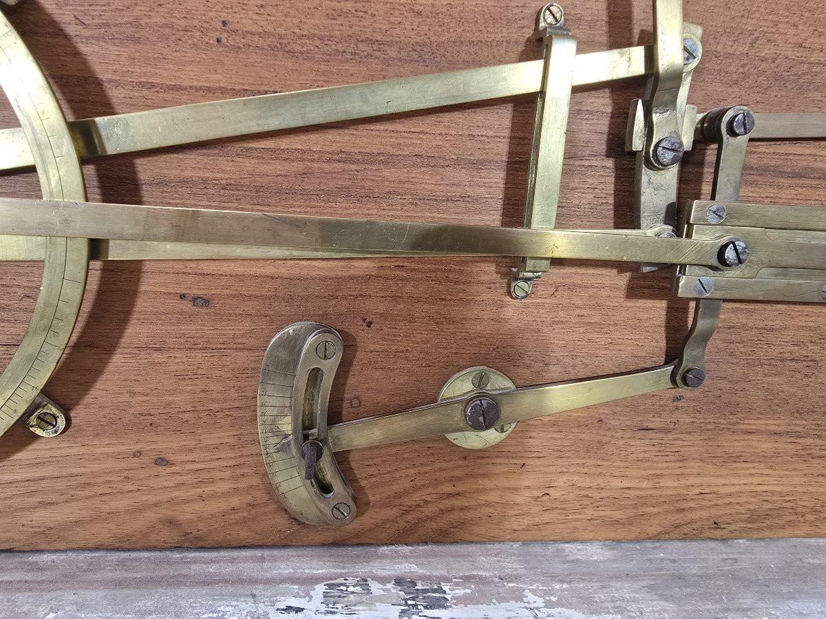 Mechanisches Lehrmodell aus Bronze und Holz - 19. Jahrhundert im Angebot 1