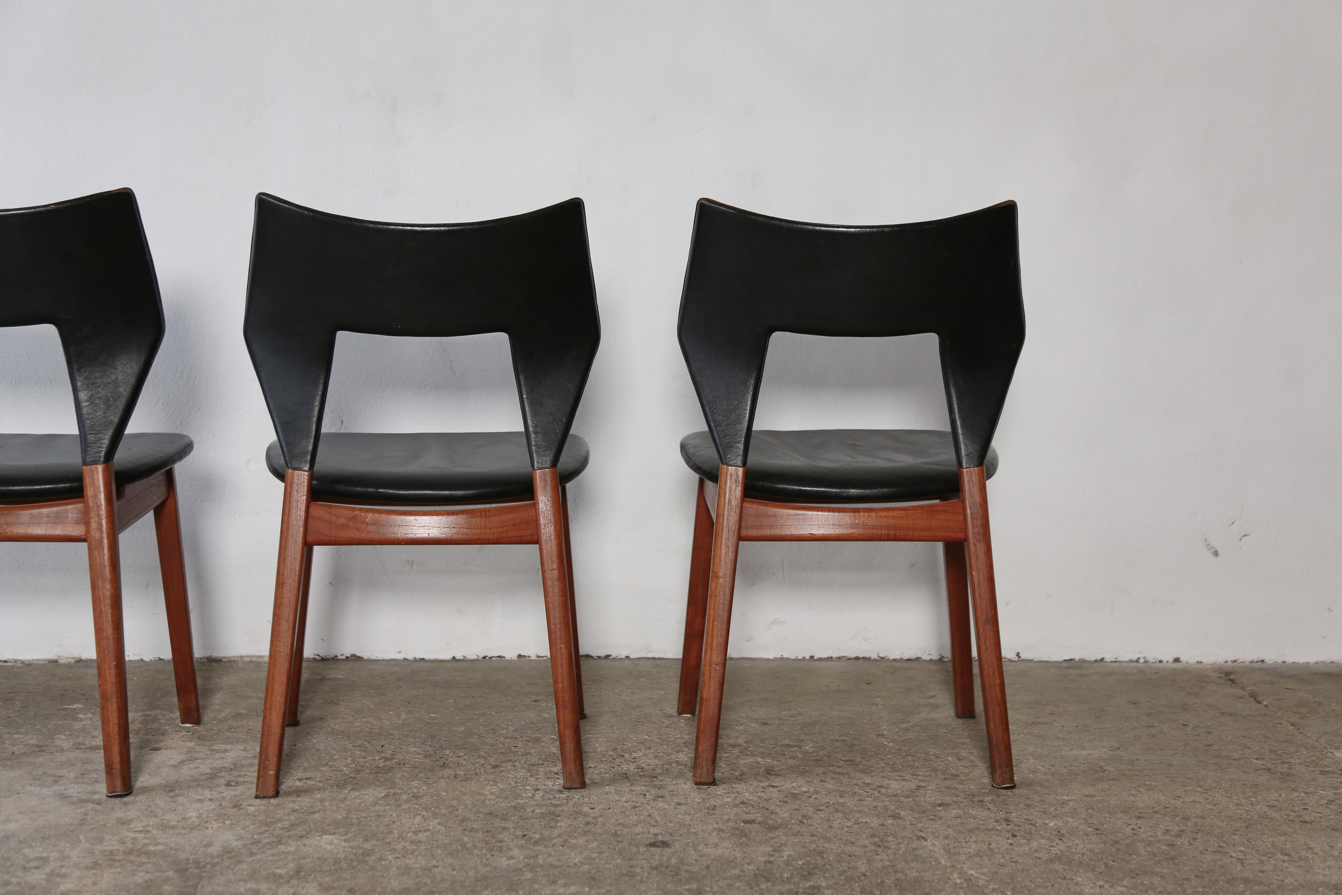 Edvard and Tove Kindt-Larsen Dining Chairs, Thorald Madsens, Denmark, 1950s For Sale 5