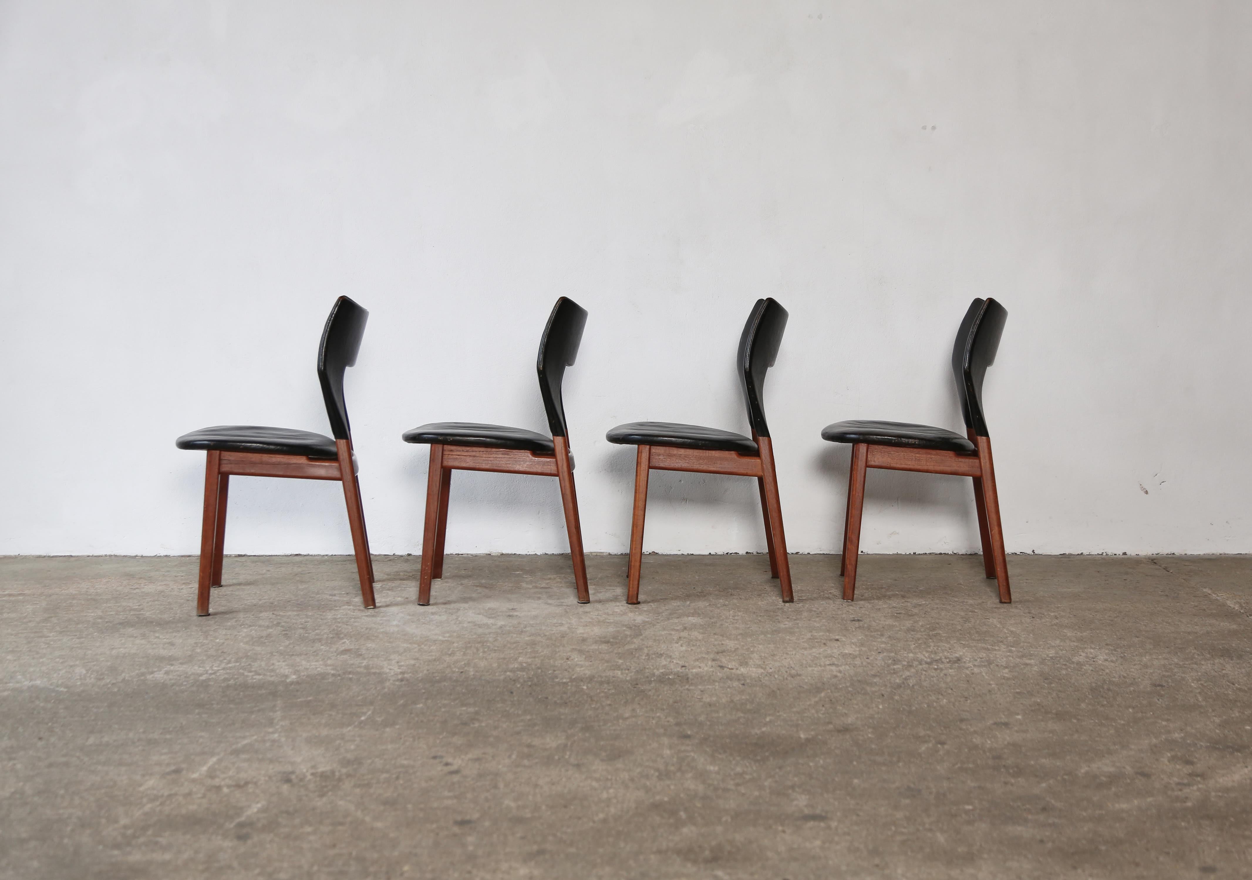 Edvard and Tove Kindt-Larsen Dining Chairs, Thorald Madsens, Denmark, 1950s For Sale 7