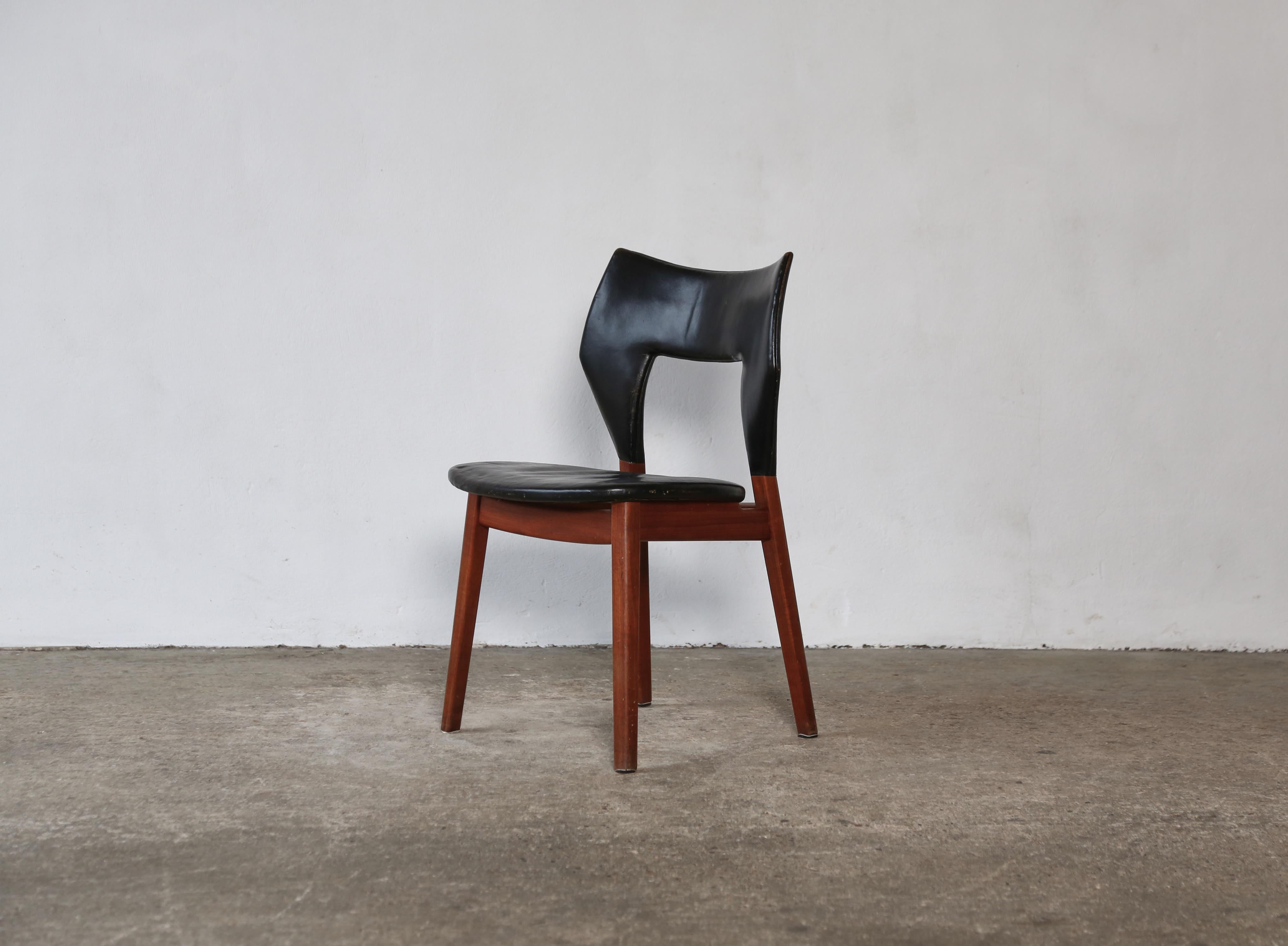 Edvard and Tove Kindt-Larsen Dining Chairs, Thorald Madsens, Denmark, 1950s For Sale 8