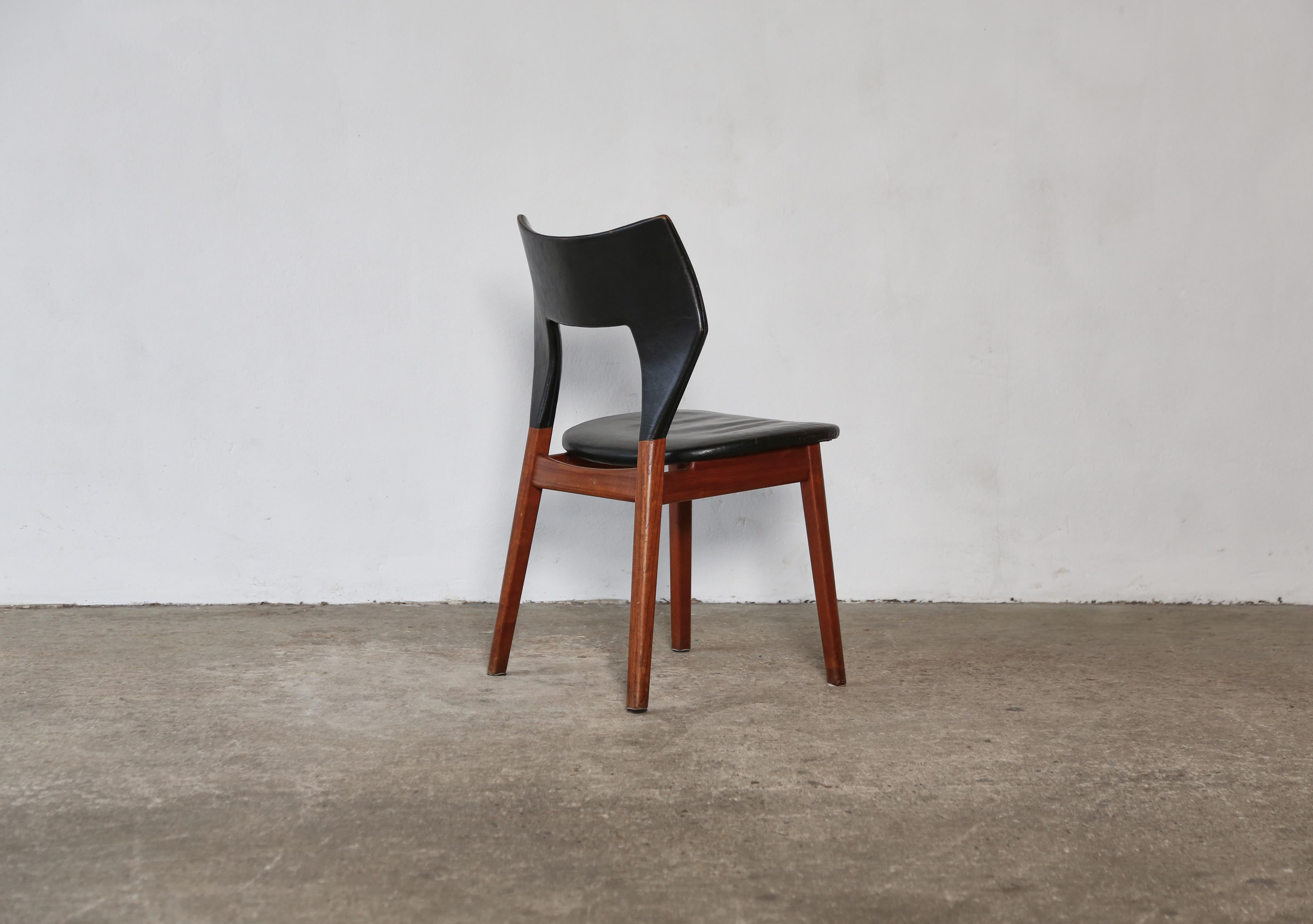 Edvard and Tove Kindt-Larsen Dining Chairs, Thorald Madsens, Denmark, 1950s For Sale 11