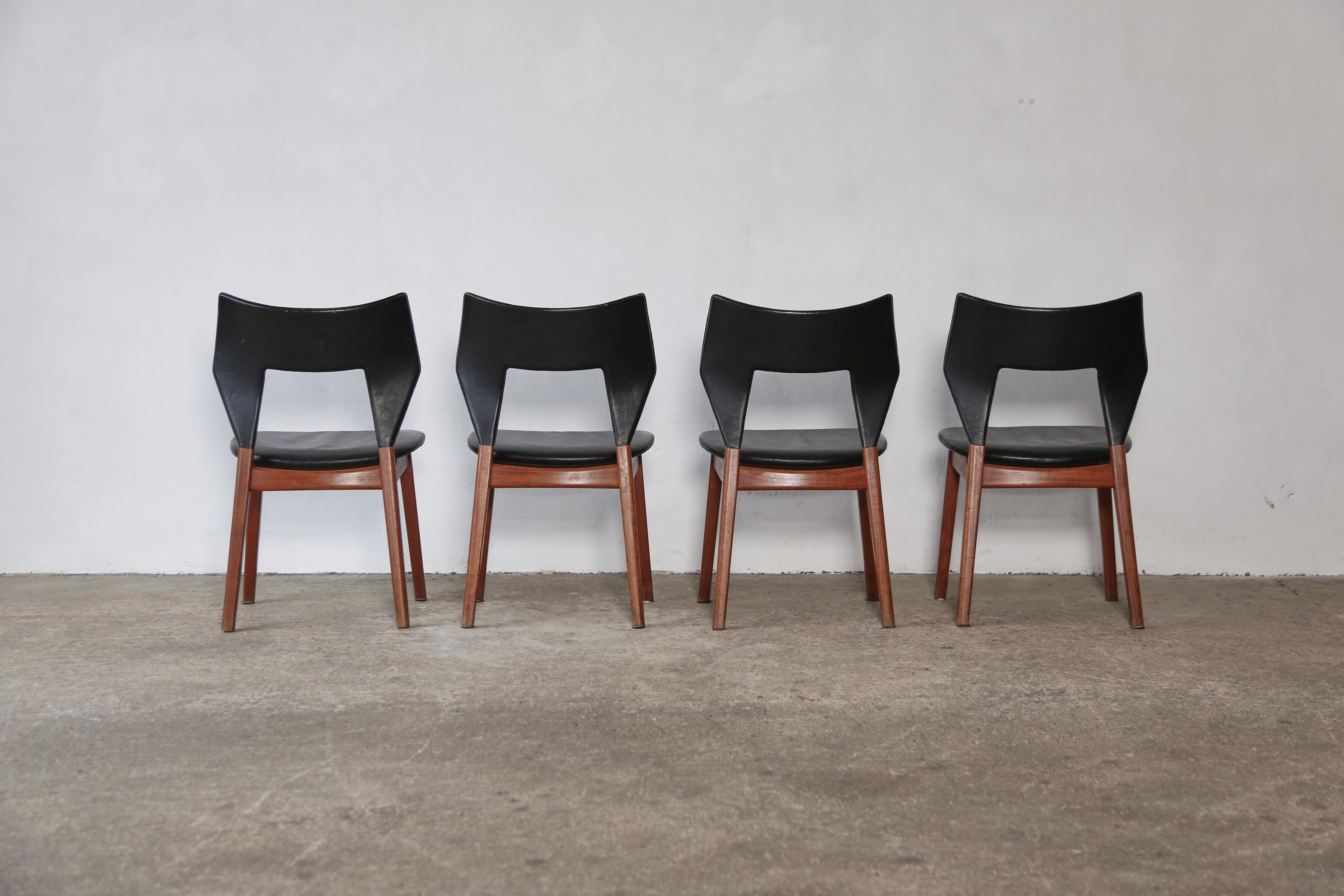 Edvard and Tove Kindt-Larsen Dining Chairs, Thorald Madsens, Denmark, 1950s For Sale 2
