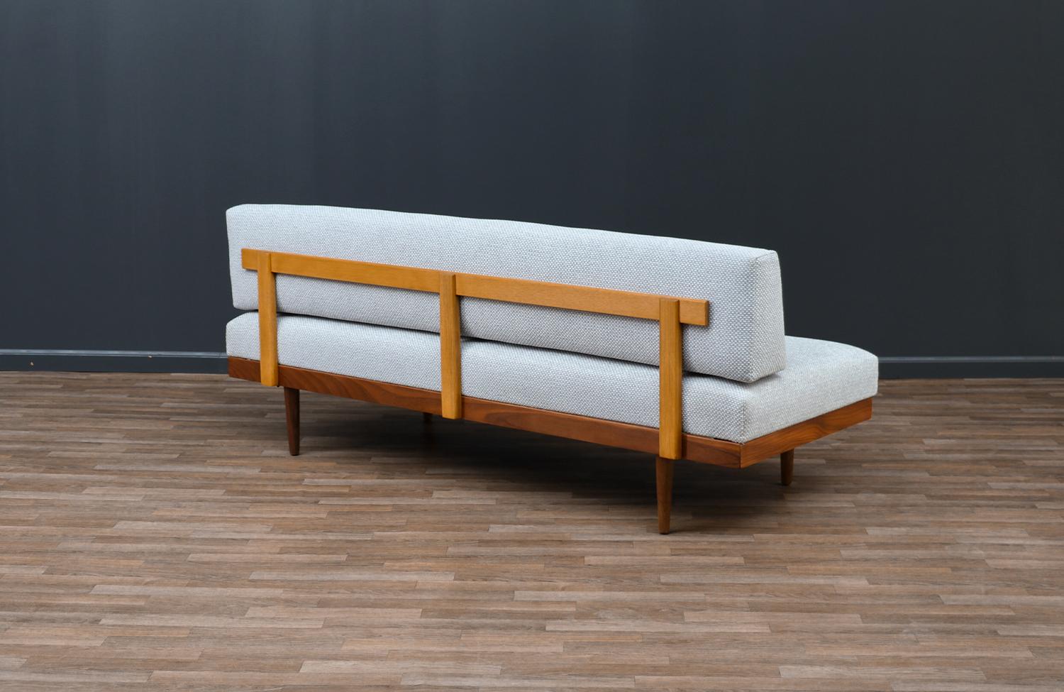 Norwegian Expertly Restored - Edvard Kindt-Larsen Teak Daybed Sofa for Gustav Bahus For Sale