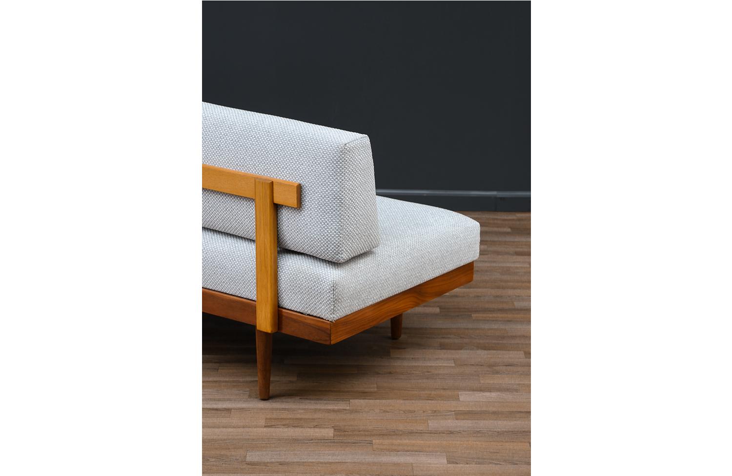 Mid-20th Century Expertly Restored - Edvard Kindt-Larsen Teak Daybed Sofa for Gustav Bahus For Sale