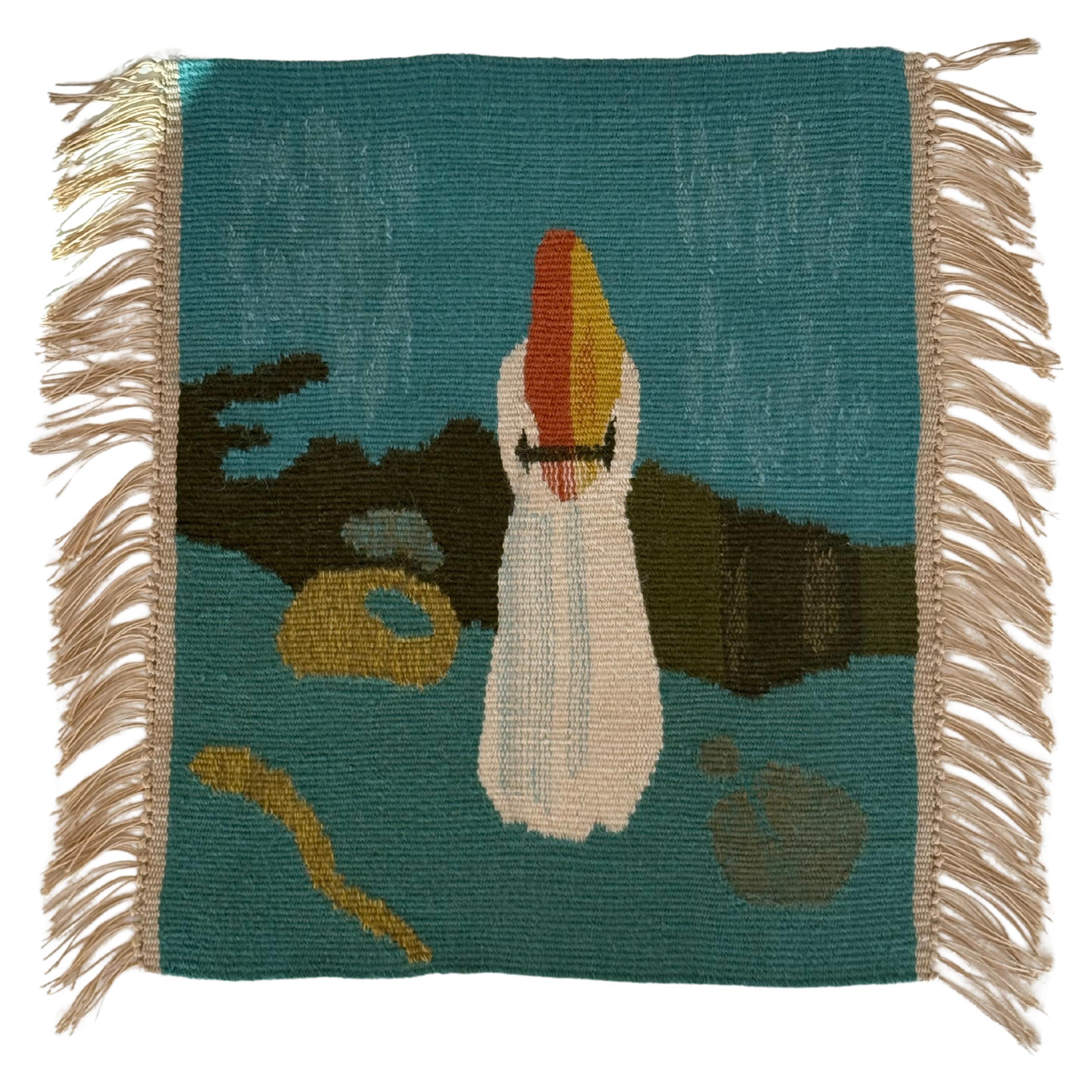Edvard Munch inspirierter Wandteppich, handgewebt, Norwegen, 1970er Jahre im Angebot