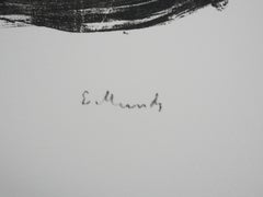 Brooch, Eva Mudocci - Signed Lithograph