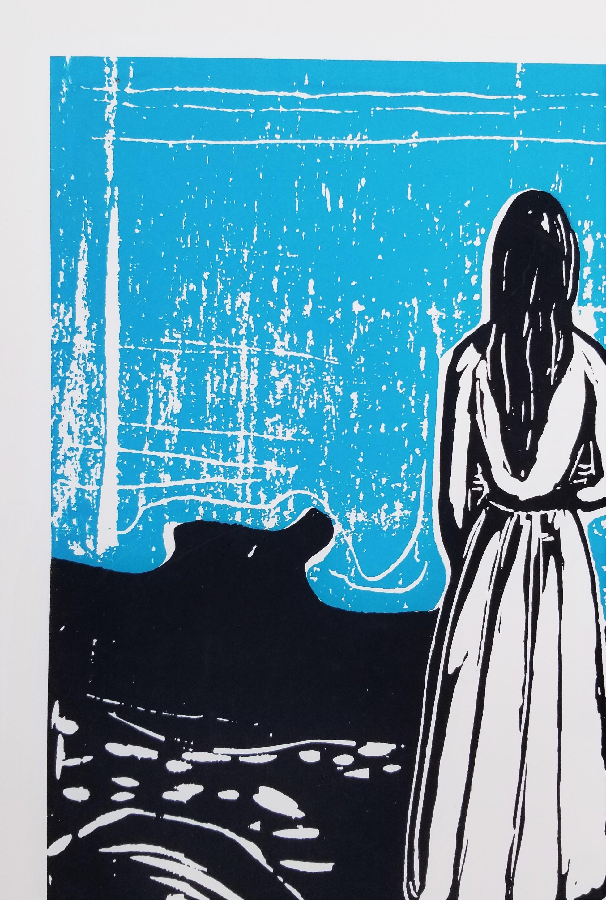 Affiche du Detroit Institute of Arts (Two People - The Lonely Ones) /// Edvard Munch en vente 4