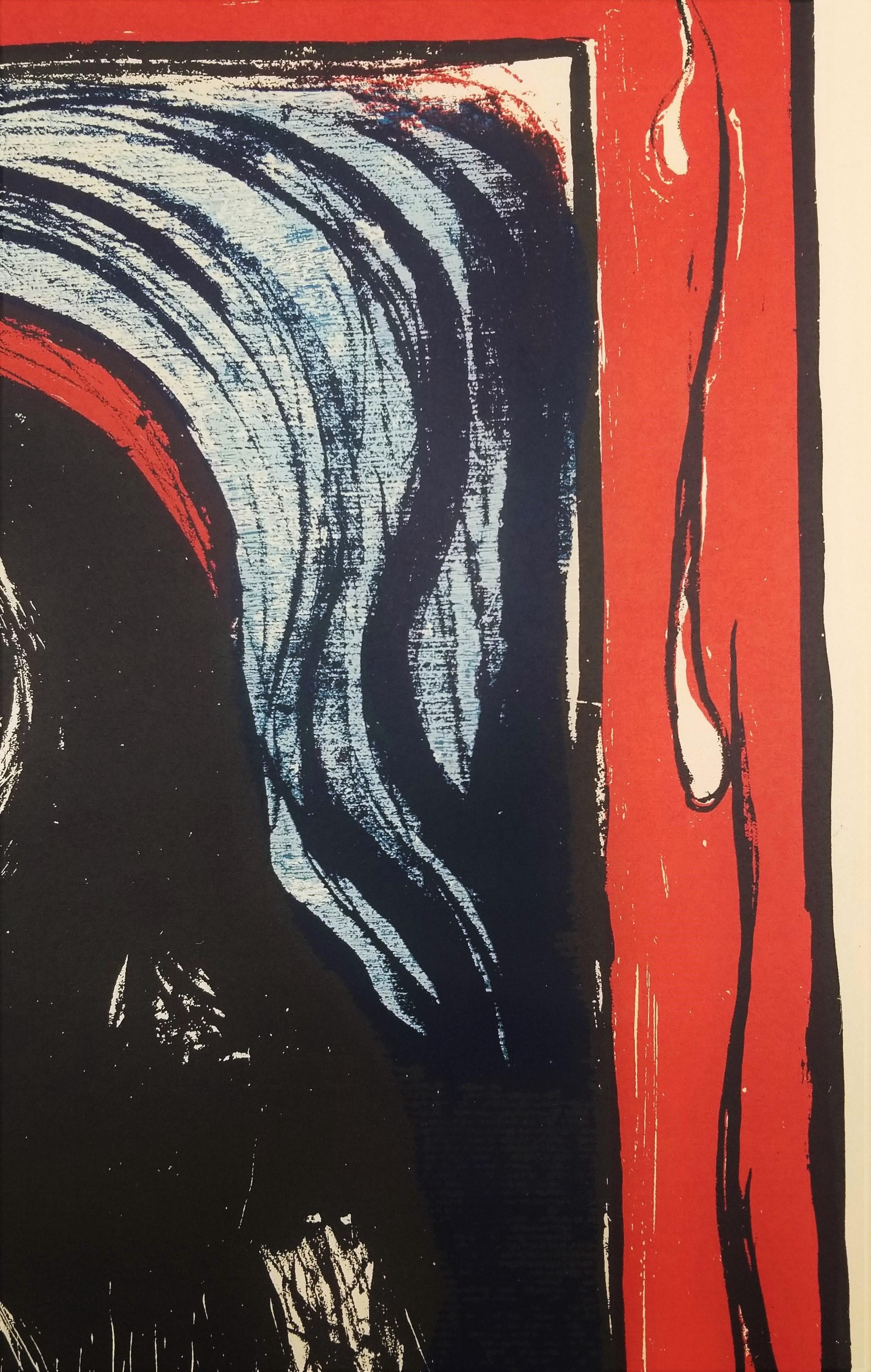 Poster della Kunsthalle di Tubinga (Madonna) /// Serigrafia dell'espressionista Edvard Munch 12
