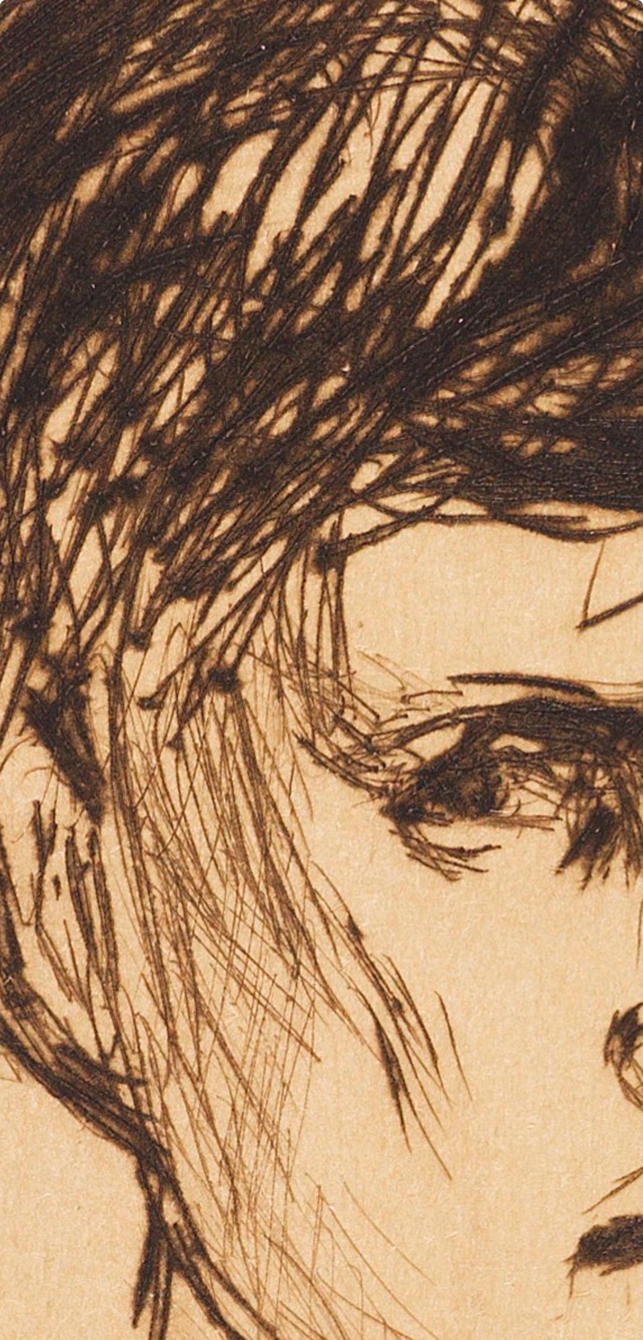 Kvinnehode (Schiefler 259; Woll 288), Edvard Munch For Sale 3