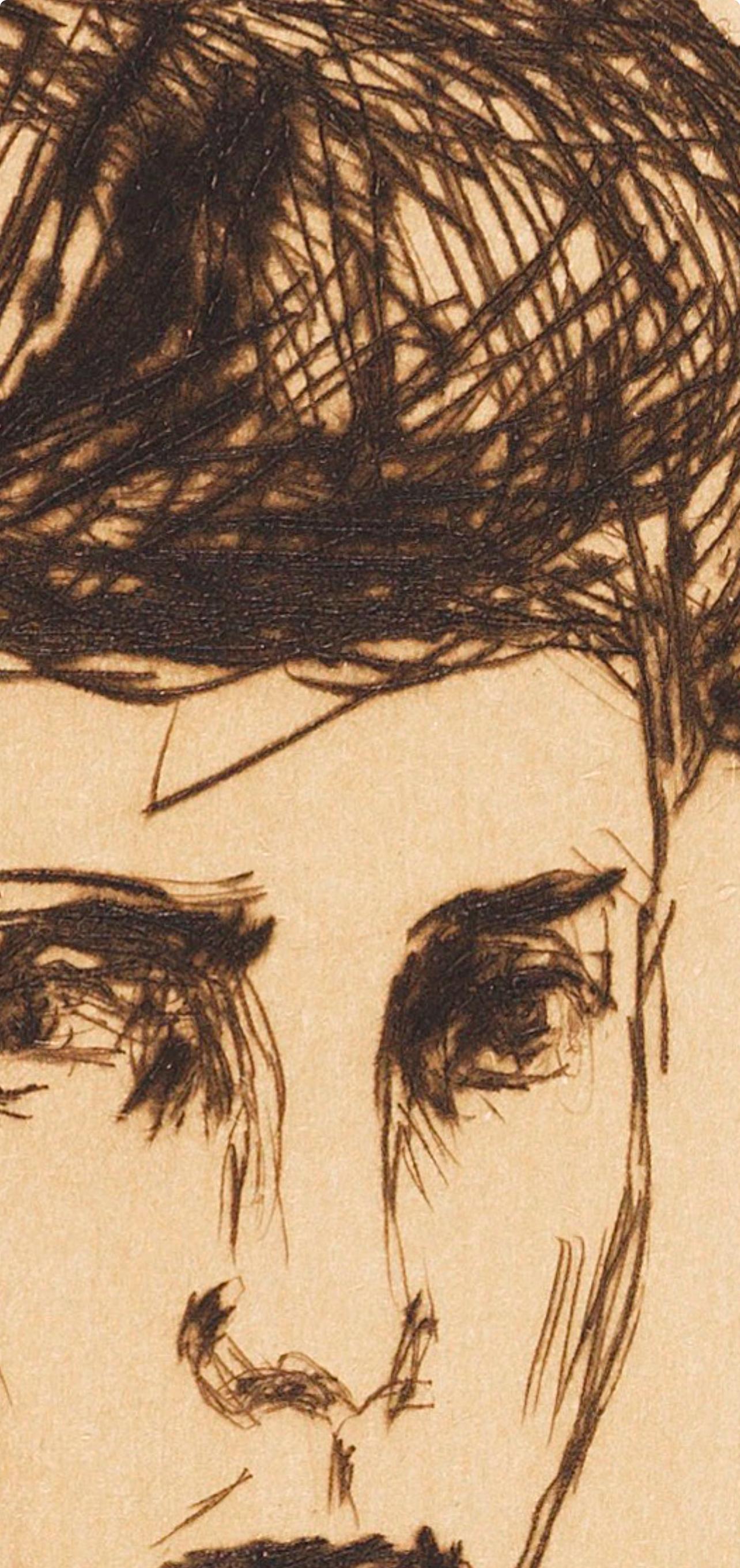 Kvinnehode (Schiefler 259; Woll 288), Edvard Munch For Sale 4