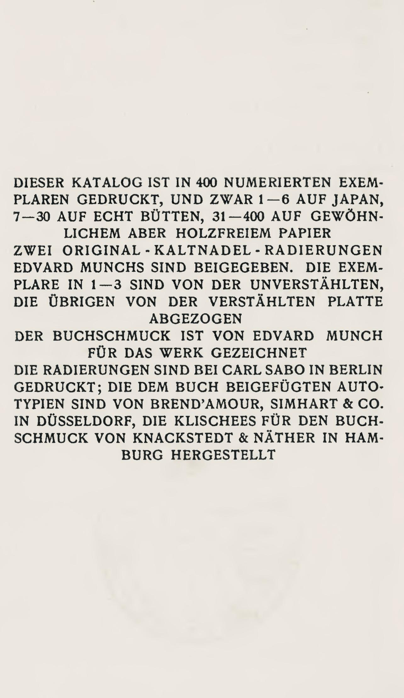 Kvinnehode (Schiefler 259; Woll 288), Edvard Munch For Sale 7
