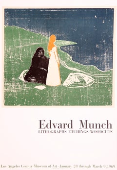 Lithographs, Etching, Woodcuts; Los Angeles County Museum by Edvard Munch